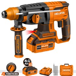 Περιστροφικό κρουστικό πιστολέτο HOJITA Brushless 26Nm μπαταρία 20V Βαλιτσάκι
