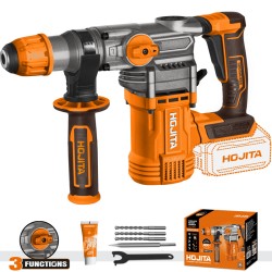 Περιστροφικό κρουστικό πιστολέτο HOJITA Brushless 28mm μπαταρία 20V SOLO