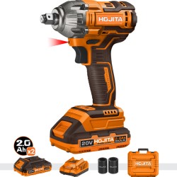 Μπουλονόκλειδο HOJITA Brushless 300Nm μπαταρίας 20V Βαλιτσάκι
