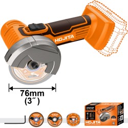 Γωνιακός τροχός HOJITA mini 76mm μπαταρίας 20V SOLO