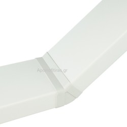 ΟΡΘΟΓΩΝΙΑ ΚΑΘΕΤΗ ΓΩΝΙΑ 45° ABS 220 Χ 90mm (1824)