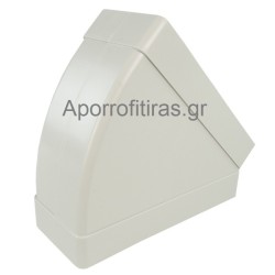 ΟΡΘΟΓΩΝΙΑ ΟΡΙΖΟΝΤΙΑ ΓΩΝΙΑ 45° ABS 220 Χ 90mm (1823)