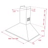 Απορροφητήρας Teka DBP 90 Pro Καμινάδα 90cm Inox F.841