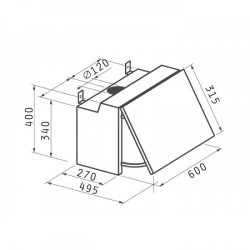 Pyramis Turbo Πτυσσόμενος Λευκός 065023701