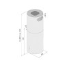 DAVOLINE ΑΠΟΡΡΟΦΗΤΗΡΑΣ ΝΗΣΙΔΑ ROVIGO PLUS INOX
