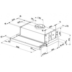 FABER FLEXA NG GLASS BK A60 Μαύρος