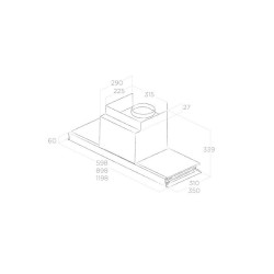 ELICA ELICA ΑΠΟΡΡΟΦΗΤΗΡΑΣ ΕΝΤΟΙΧΙΣΜΕΝΟΣ BOX IN PLUS IXGL/A/60