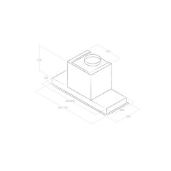 ELICA ELICA ΑΠΟΡΡΟΦΗΤΗΡΑΣ ΕΝΤΟΙΧΙΣΜΕΝΟΣ HIDDEN 2.0 IXGL/A/52