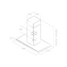 ELICA ΑΠΟΡΡΟΦΗΤΗΡΑΣ ΝΗΣΙΔΑΣ GALAXY ISLAND BLIX/A/90 PRF0017852B
