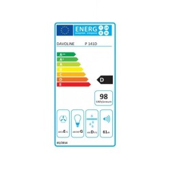 DAVOLINE ΑΠΟΡΡΟΦΗΤΗΡΑΣ ΠΤΥΣΣΟΜΕΝΟΣ P141 D WH LED