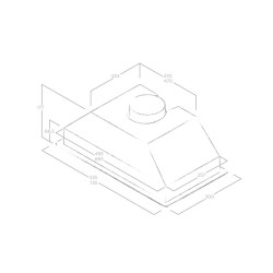 ELICA ΑΠΟΡΡΟΦΗΤΗΡΑΣ ΕΝΤΟΙΧΙΖΟΜΕΝΟΣ ERA S IX/A/72 PRF0142744