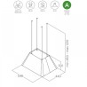 ELICA ELICA ΑΠΟΡΡΟΦΗΤΗΡΑΣ ΝΗΣΙΔΑΣ IKONA LIGHT WH/F/60