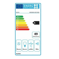 ELICA ELICA ΑΠΟΡΡΟΦΗΤΗΡΑΣ ΝΗΣΙΔΑΣ IKONA LIGHT ΜΑΤ BL/F/60