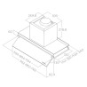 ELICA ELICA ΑΠΟΡΡΟΦΗΤΗΡΑΣ ΕΝΤΟΙΧΙΖΟΜΕΝΟΣ BOX IN NO DRIP IX/A/60