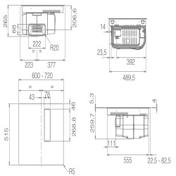 ELICA ΑΠΟΡ/ΡΑΣ-ΕΣΤΙΑ ΕΠΑΓΩΓΙΚΗ NIKOLATESLA FIT 3Z BL/A/60 PRF0184526