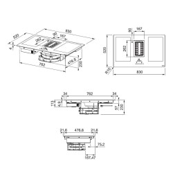 Franke Maris Hob Extractor FMA 839 HI 3102103202