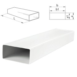 Σωλήνας πλαστικός 110x55mm 1m (1482)