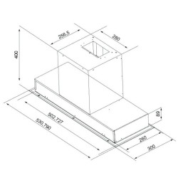 ΕΝΤΟΙΧΙΖΟΜΕΝΟΣ ΑΠΟΡ/ΡΑΣ INSIDE IX-W 90cm