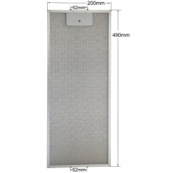 Μεταλλικό Φίλτρο Teka 200 x 490cm  (1332)