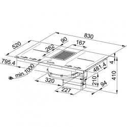 Franke Mythos 2Gether FMY 839 HI Μαύρο Κρύσταλλο 1000001749