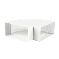 Καμπύλη 90 οριζόντια πλαστική για σωλήνα 110x55 mm (1485)