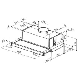 FABER FLEXA NG HIP AM/X A 60cm