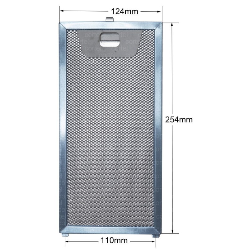 ΦΙΛΤΡΟ ΑΠΟΡΡΟΦΗΤΗΡΑ 124mm*254mm BOSCH SIEMENS