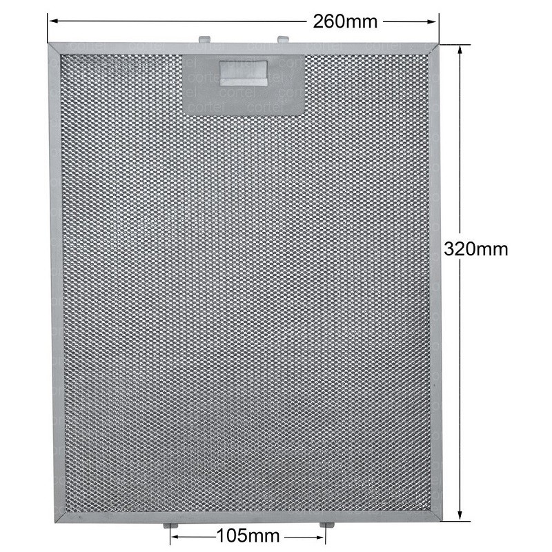 ΦΙΛΤΡΟ ΑΠΟΡΡΟΦΗΤΗΡΑ 260mm*320mm TEKA ΦΙΛΤΡΟ ΑΠΟΡΡΟΦΗΤΗΡΑ 260mm*320mm TEKA