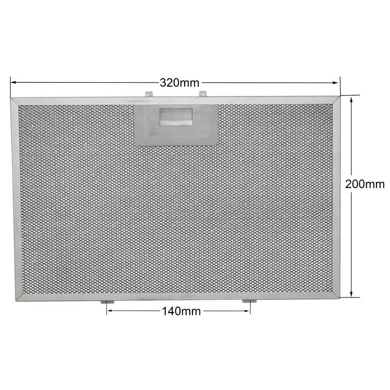 ΦΙΛΤΡΟ ΑΠΟΡΡΟΦΗΤΗΡΑ 320mm*200mm BOSCH SIEMENS