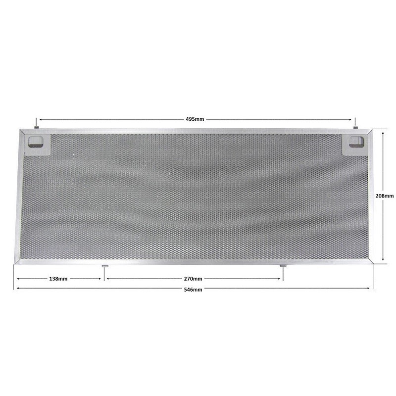 ΦΙΛΤΡΟ ΑΠΟΡΡΟΦΗΤΗΡΑ 510mm*184mm TEKA (1364)