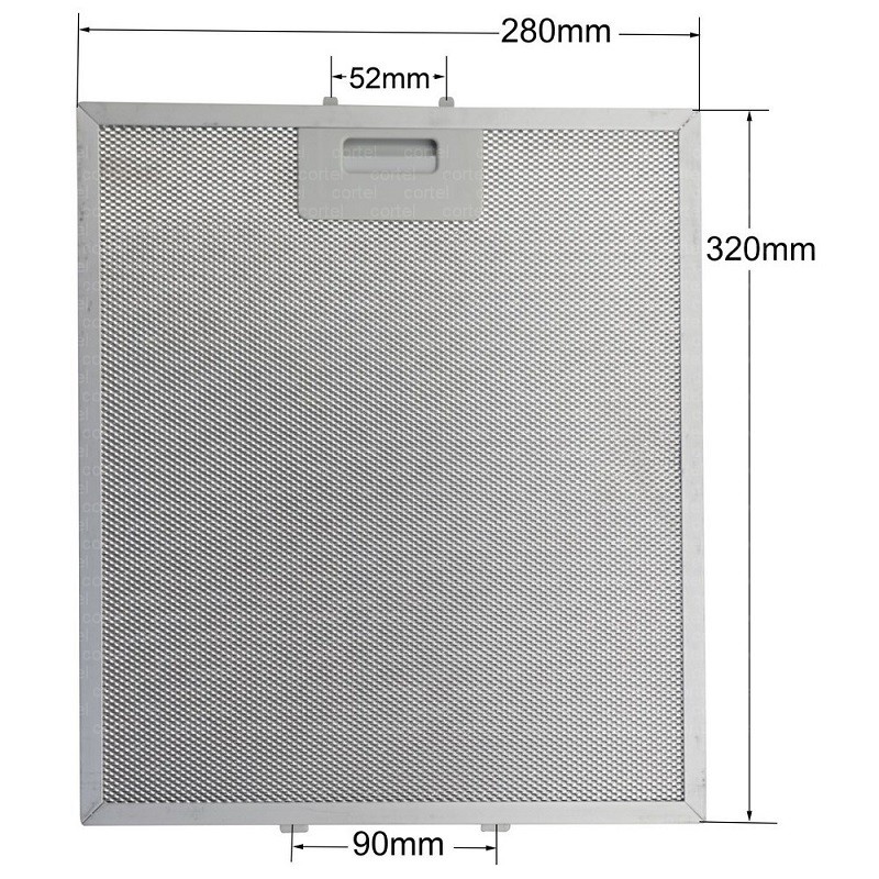 ΦΙΛΤΡΟ ΑΠΟΡΡΟΦΗΤΗΡΑ 280mm*320mm SIEMENS BOSCH TEKA