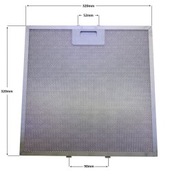 ΦΙΛΤΡΟ ΑΠΟΡΡΟΦΗΤΗΡΑ 320mm*320mm SIEMENS BOSCH WHIRLPOOL