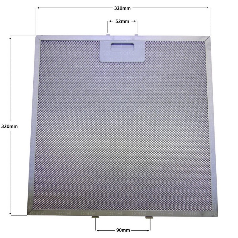 ΦΙΛΤΡΟ ΑΠΟΡΡΟΦΗΤΗΡΑ 320mm*320mm SIEMENS BOSCH WHIRLPOOL