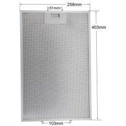 ΦΙΛΤΡΟ ΑΠΟΡΡΟΦΗΤΗΡΑ 258mm*400mm TEKA