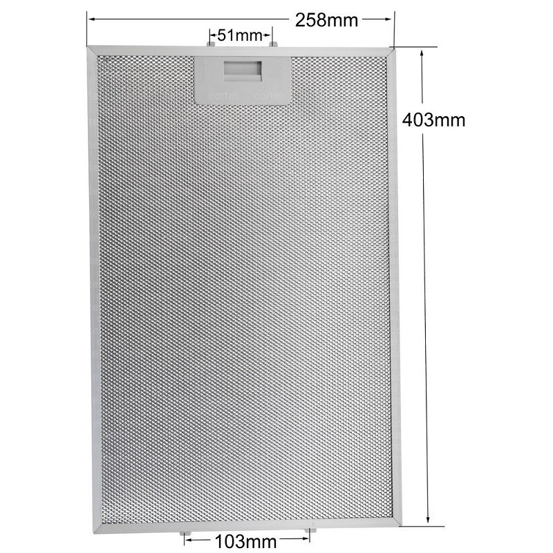 ΦΙΛΤΡΟ ΑΠΟΡΡΟΦΗΤΗΡΑ 258mm*400mm TEKA