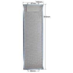 ΦΙΛΤΡΟ ΑΠΟΡΡΟΦΗΤΗΡΑ ΠΛΑΙΣΙΟ 159mm*508mm ELICA ZANUSSI AEG