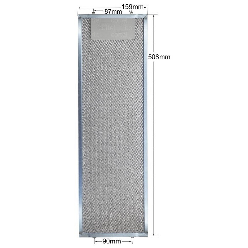 ΦΙΛΤΡΟ ΑΠΟΡΡΟΦΗΤΗΡΑ ΠΛΑΙΣΙΟ 159mm*508mm ELICA ZANUSSI AEG
