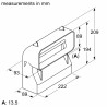 NEFF Επίπεδη γωνία σύνδεσης 90 ° Κάθετος S Z861SB4
