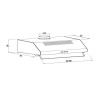 GRUPPE PRATICO S-3002A-A01-M29-600 WHITE 2X1,5W LED
