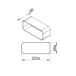 KIT0121001 ΟΡΘΟΓΩΝΙΑ ΣΥΝΔΕΣΗ 227Χ94Χ80 mm