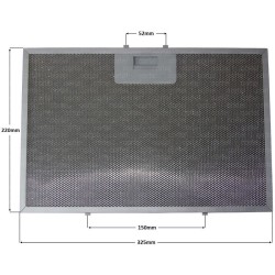 ΦΙΛΤΡΟ ΑΠΟΡΡΟΦΗΤΗΡΑ 325mm*220mm BOSCH SIEMENS