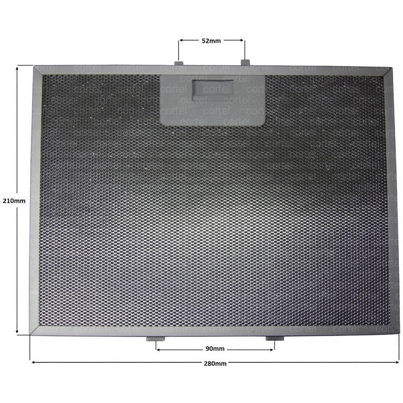 ΦΙΛΤΡΟ ΑΠΟΡΡΟΦΗΤΗΡΑ 210mm*280mm BOSCH SIEMENS