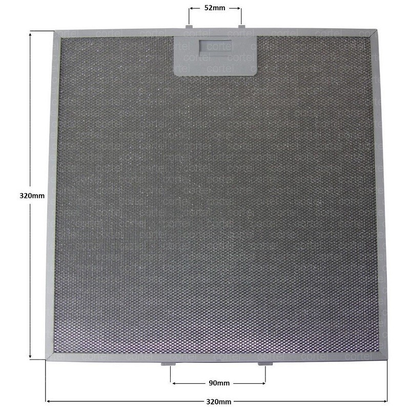 ΦΙΛΤΡΟ ΑΠΟΡΡΟΦΗΤΗΡΑ 320mm*320mm BOSCH SIEMENS