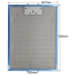 ΦΙΛΤΡΟ ΑΠΟΡΡΟΦΗΤΗΡΑ 247mm*327mm ELECTROLUX AEG ELICA TURBOAIR