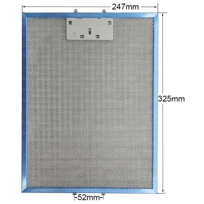 ΦΙΛΤΡΟ ΑΠΟΡΡΟΦΗΤΗΡΑ 247mm*327mm ELECTROLUX AEG ELICA TURBOAIR