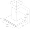 ELICA ELICA ΑΠΟΡΡΟΦΗΤΗΡΑΣ ΕΠΙΤΟΙΧΟΣ ADELE BL MAT/A/60 GFB