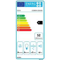 ELICA ELICA ΑΠΟΡΡΟΦΗΤΗΡΑΣ ΕΠΙΤΟΙΧΟΣ ADELE BL MAT/A/60 GFB