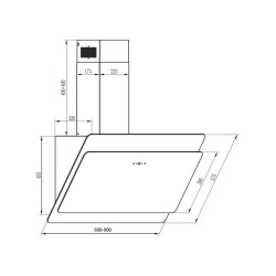 ΑΠΟΡΡΟΦΗΤΗΡΑΣ KALOS S-6008-C05-Μ13-600 BLACK