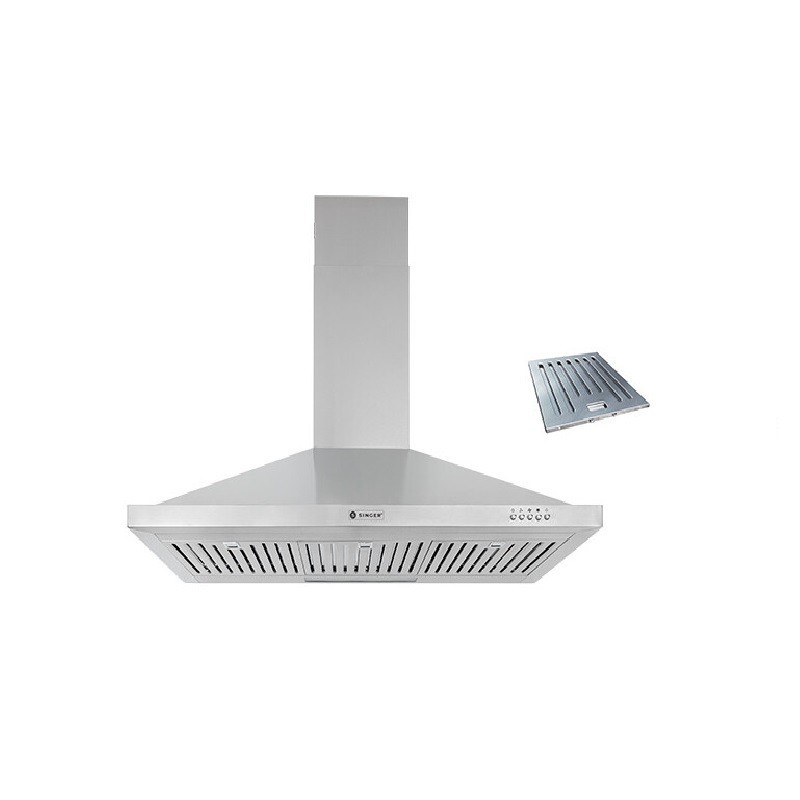 Singer PREMIUM Pyramid 90cm με φίλτρα χοάνης (baffle)