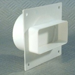 Βάση Φ100 mm με αγωγό πλακέ 100